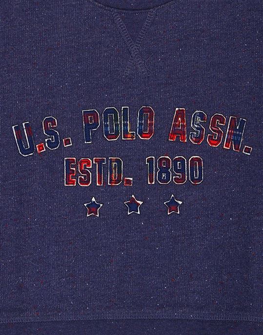 U.S. Polo Assn. Casual Wear Printed Boys Sweat Shirt